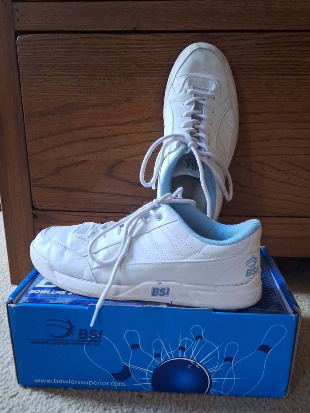 BSI Women's 450 Bowling Shoe with Light Blue Lining